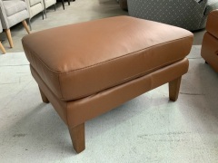 Felix Leather Ottoman - 6