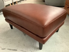 Felix Leather Ottoman - 10