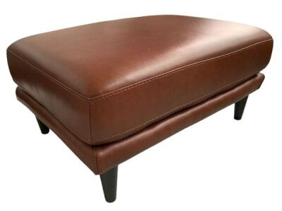 Felix Leather Ottoman