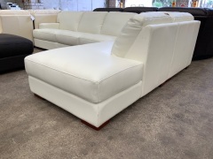 Melbourne Leather 4 Seater Corner Modular with Terminal - 7