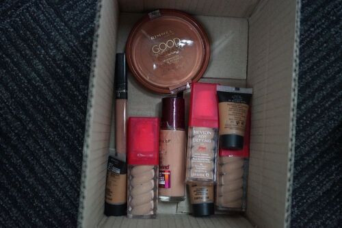 Various Foundations Medium Beige including Rimmel and Maybelline 9 items