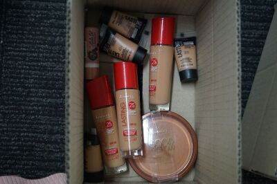 Various Foundations True Nude Colour including Rimmel and Rimmel Bronzer 9 items