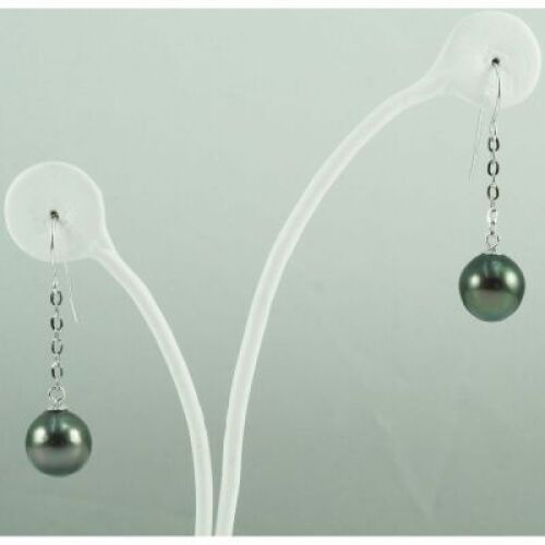Tahitian pearl set earrings