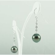 Tahitian pearl set earrings - 2