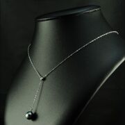 Tahitian pearl set silver necklace - 2