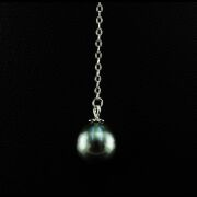 Tahitian pearl set silver necklace - 3