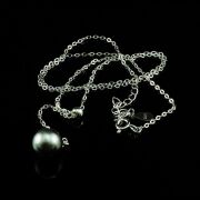 Tahitian pearl set silver necklace - 4