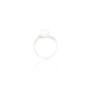 White Pearl Sterling Silver Ring - 2
