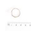 White Pearl Sterling Silver Ring - 5
