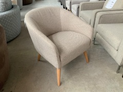 Coby Fabric Accent Chair - 3
