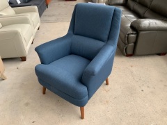 Darby Fabric Accent Armchair - 4
