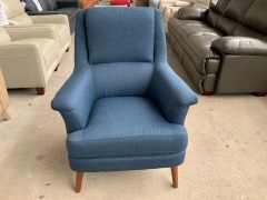Darby Fabric Accent Armchair - 2