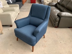 Darby Fabric Accent Armchair - 4