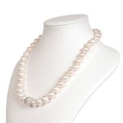Freshwater Pearl & Crystal Set Necklace - 3