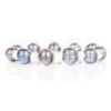 Single Strand Black White Freshwater Pearl Bracelet - 2