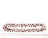 Natural Double Strand Freshwater Pearl And garnet Necklace - 5