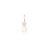Natural Freshwater Cultured Pearl & CZ Set Silver Earrings