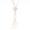 Natural Freshwater Pearl & CZ Set Necklace - 2
