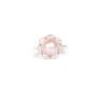 Natural lavender Freshwater Pearl & CZ Set Ring