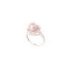 Natural lavender Freshwater Pearl & CZ Set Ring - 3