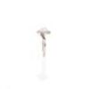 White Pearl And Cubic Zirconia Sterling Silver Ring - 4