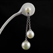 Freshwater pearl set sterling silver earrings - 3