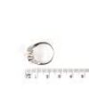 Natural Freshwater Pearl & CZ Set Silver Ring - 5