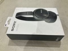 Sony ZX110 On-Ear Headphone - Black MDRZX110B  - 3