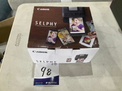 Canon Selphy CP1300 Compact Photo Printer - Black CP1300BKAS - 4