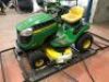 John Deere Ride on Mower, Model: D110 - 2