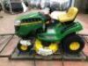 John Deere Ride on Mower, Model: D110 - 9