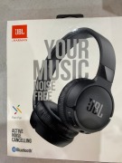 2 x JBL Tune 660NC Wireless On-Ear NC Headphones - Black 5084005 - 5