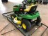 John Deere Ride on Mower, Model: D110 - 6