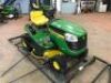 John Deere Ride on Mower, Model: D110 - 2