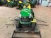 John Deere Ride on Mower, Model: D110 - 3