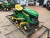 John Deere Ride on Mower, Model: D110 - 4
