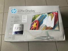 HP 22fw LED Display 54.6 cm (21.5 Inch) Full HD Flat Matt White - 2