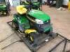 John Deere Ride on Mower, Model: D110 - 4