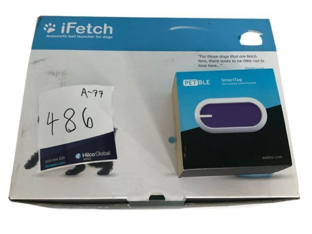 iFetch Automatic Ball Launcher and Petble SmartTag | Hilco Global APAC