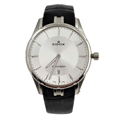 ERV $1100 - Gents date Edox Grand Ocean watch.