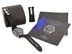 ERV $2800 - Gents day/date water resistant Edox Automatic Delfin watch. - 7