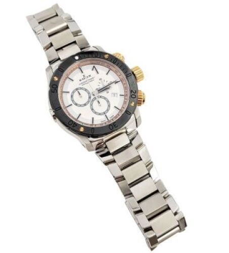 ERV $2700 - Gents chronograph date 500 meter water proof Edox Chrono Offshore 1 watch.