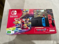 Nintendo Switch Console (Neon) with Mario Kart Deluxe 8 &amp; 3 Months Nintendo Online Subscription 161709 - 2