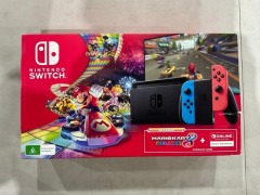 Nintendo Switch Console (Neon) with Mario Kart Deluxe 8 &amp; 3 Months Nintendo Online Subscription 161709 - 2