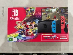 Nintendo Switch Console (Neon) with Mario Kart Deluxe 8 &amp; 3 Months Nintendo Online Subscription 161709 - 2