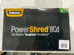 Fellowes Powershred 8CD Cross-Cut Shredder 4692801 - 8