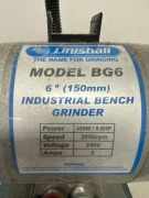 Linishall BG6 Double Ended Bench Grinder - 6