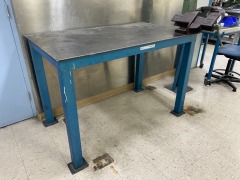 Steel Work Bench with Dawn 125 Offset Engineers Vice - 3