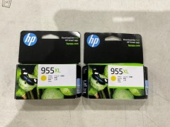 2x HP 955XL Ink Cartridge Cyan - 2