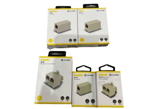 4x Alogic RJ12 Couplers & 2x Module Line Splitters